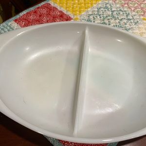 Pyrex divided dish
